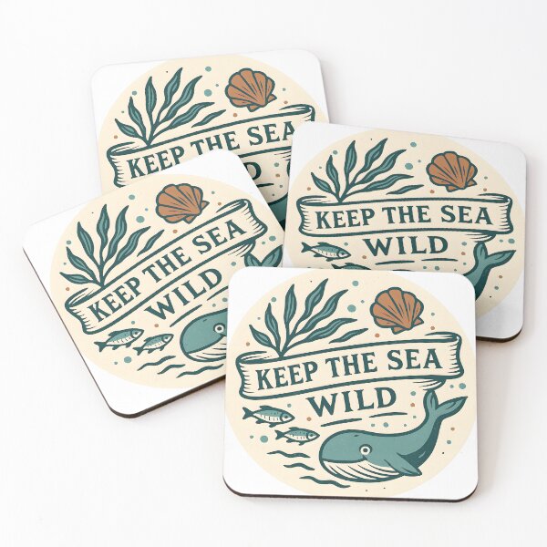 Artikelvorschau, Keep the Sea Wild - Wal & Muschel Edition entworfen und verkauft von cryolith7454.