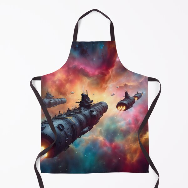 Item preview, Space ships going through a Nebula designed and sold by jznq.