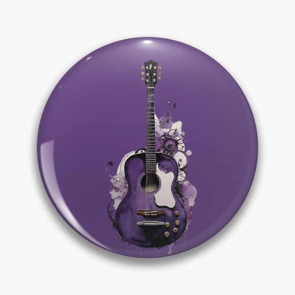 Item preview, Guitar with floral decorations designed and sold by IHImage.