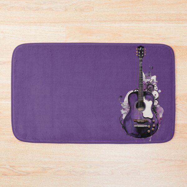 Item preview, Guitar with floral decorations designed and sold by IHImage.