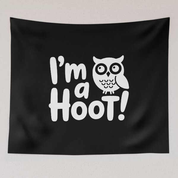 Item preview, I'm A Hoot! Funny Owl Pun designed and sold by PMCreative.