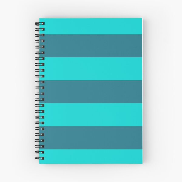 Item preview, Turquoise and Teal Sea Tropical Wide Horizontal Stripes designed and sold by Feeling Artsy.