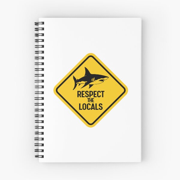 Item preview, Respect the locals - Protect our oceans save the sharks and sea   designed and sold by SkeletonsDanger.