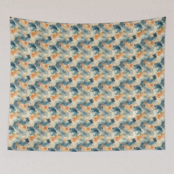 Item preview, Soft Watercolor Pastel Clouds designed and sold by MidArtForge.