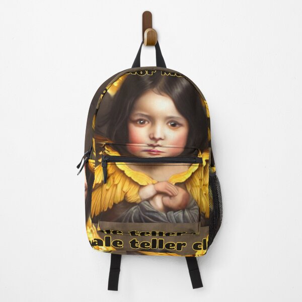 Minor Matter – Tale Teller Club | Futuristic Angel Artwork, Machine vs Humanity Backpack