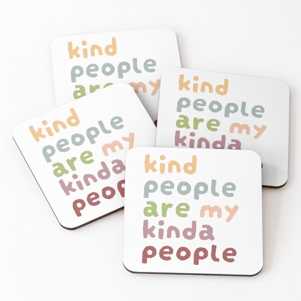 Item preview, Kind people are my kinda people - Kindness matters motivational funny saying designed and sold by SkeletonsDanger.