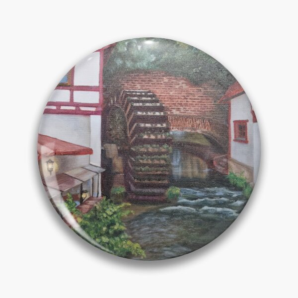 Item preview, Water mill designed and sold by LouiseRossArt.