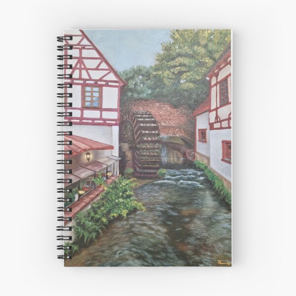 Item preview, Water mill designed and sold by LouiseRossArt.