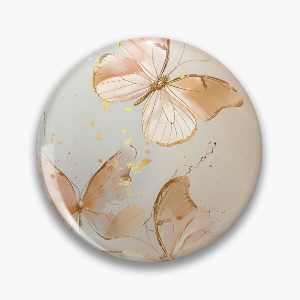 Item preview, Elegant Pastel Butterflies Nature Art designed and sold by MagicOfPrint.