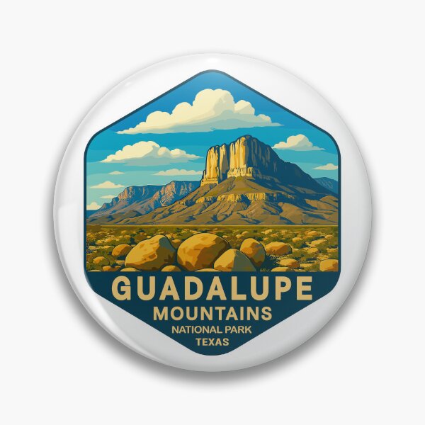 Item preview, Guadalupe Mountains National Park Retro Sticker designed and sold by Ismeal Von.