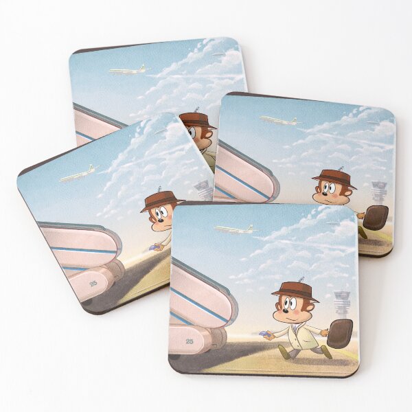 Item preview, Sponjo the monkey takes the plane! designed and sold by Sponjo.