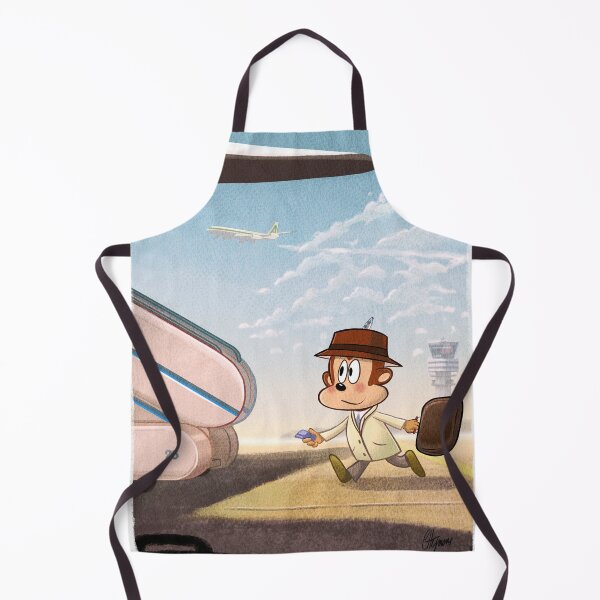 Item preview, Sponjo the monkey takes the plane! designed and sold by Sponjo.