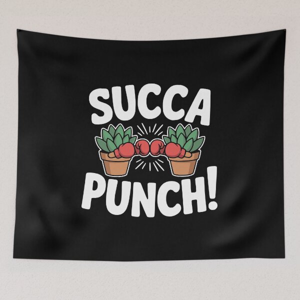 Item preview, Succa Punch! Funny Succulent Pun designed and sold by PMCreative.