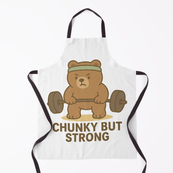 Item preview, Chunky Bear – Chunky but Strong | Cute Gym Bear designed and sold by Chunky Bear.