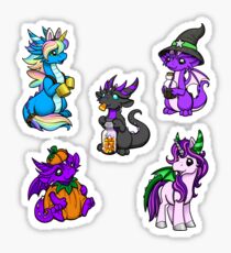 Halloween Dragon Costume Stickers Sticker