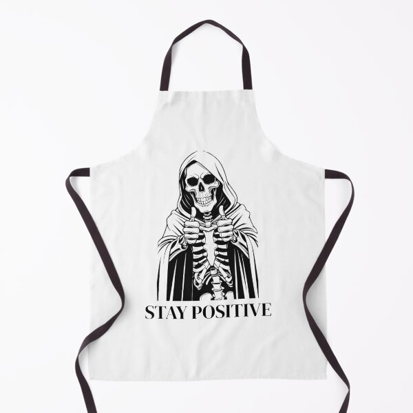 Item preview, Stay Positive Skeleton designed and sold by brain-cell.