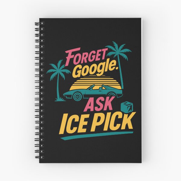 Item preview, Forget Google Ask Ice Pick Retro Magnum Style designed and sold by ChunkByChunk.