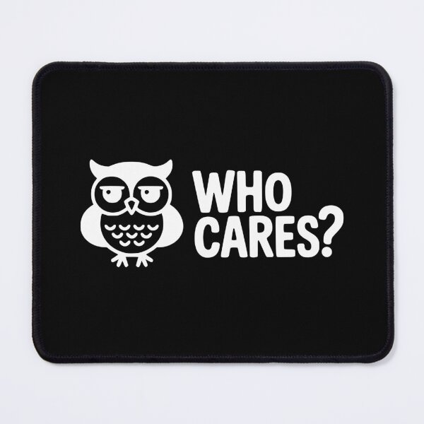 Item preview, Who Cares! Cute Owl Puns designed and sold by PMCreative.