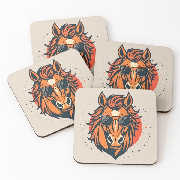 Item preview, Vintage Wild Mustang Horse with Sunglasses Western designed and sold by 95kinimoD.