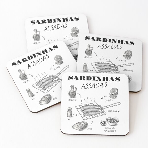 Item preview, Grilled Sardines – Vintage Illustration designed and sold by TheBrightDuck.