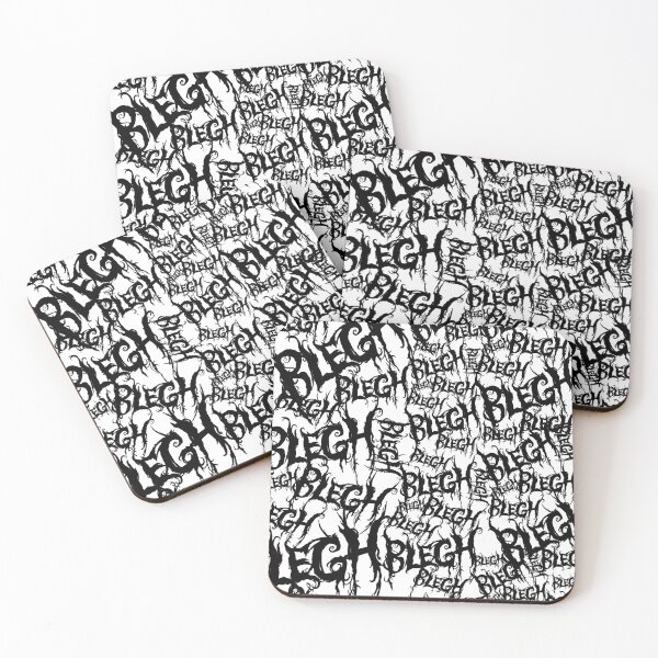 Item preview, Black Blegh Allover Print designed and sold by Gothica-rose.