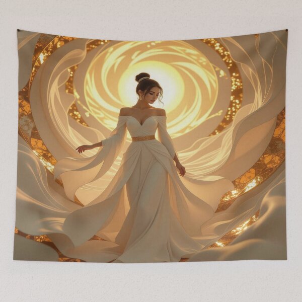 Item preview, Celestial Queen – Golden Power in Motion designed and sold by FotoworldEdel.