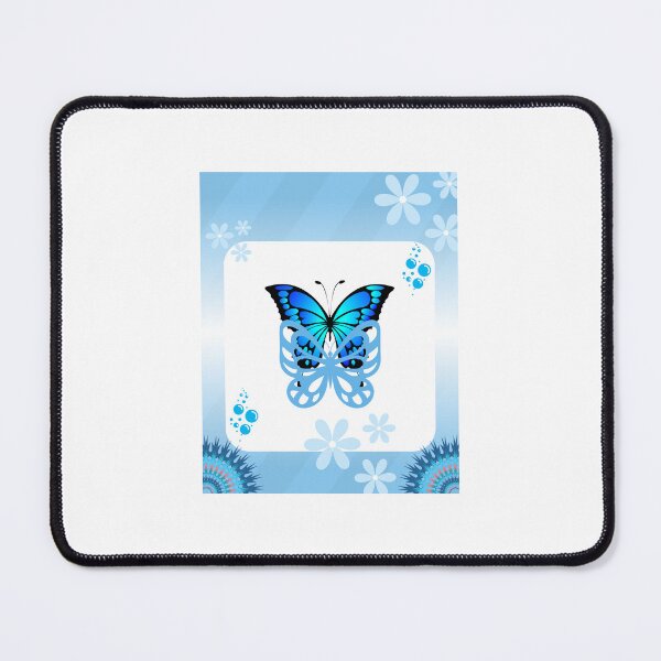 Item preview, Blue Butterfly Mandala Aesthetic Design designed and sold by MandalartStudio.