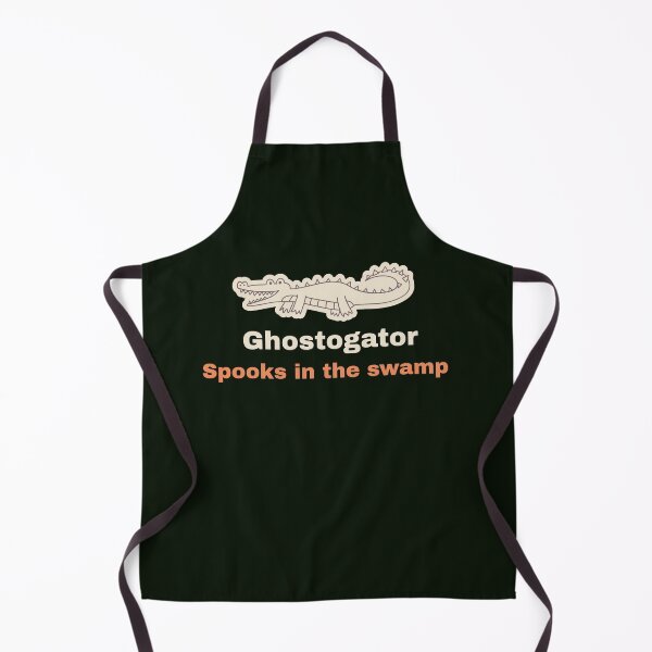 Item preview, Ghostogator – Boo in the Swamp | Spooky Alligator Halloween Design-Transparent background designed and sold by Novel Works Studio.