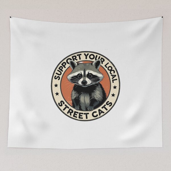 Item preview, Support Your Local Street Cats designed and sold by brain-cell.