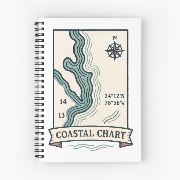 Item preview, Coastal Chart Fragment designed and sold by cryolith7454.