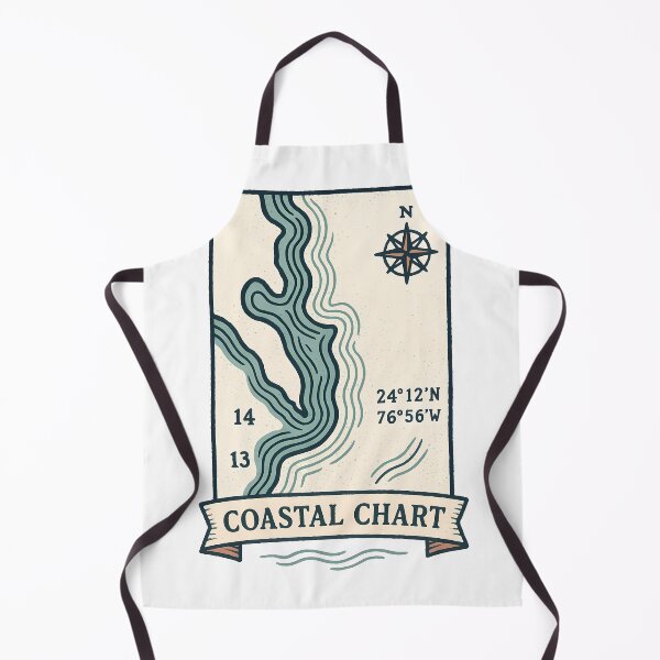 Item preview, Coastal Chart Fragment designed and sold by cryolith7454.