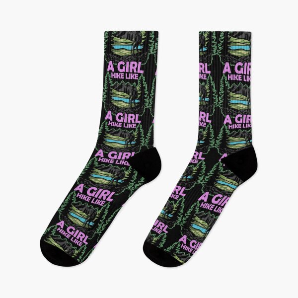 Item preview, Hike Like A Girl Adventure Quote designed and sold by CleanDecor.