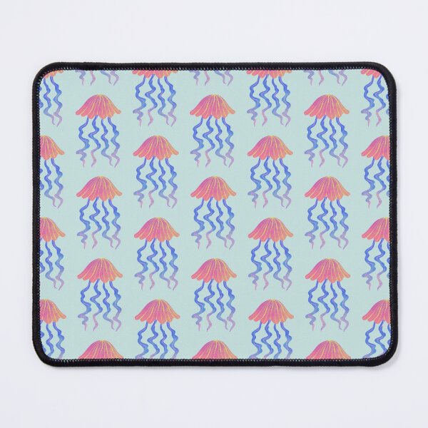 Item preview, Beautiful Iridescent Pink Blue Green Jellyfish designed and sold by Yulia Saraswati.