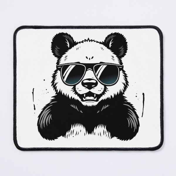 Item preview, Retro Giant Panda with Sunglasses Bamboo Cool designed and sold by 95kinimoD.