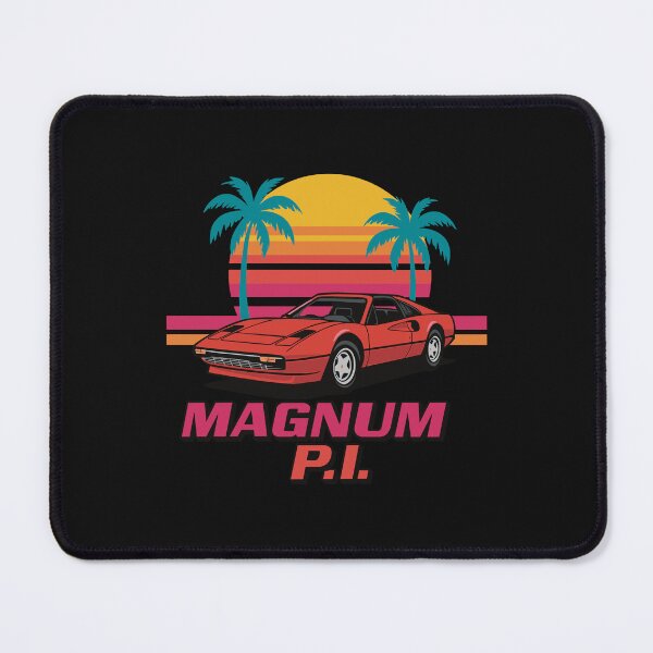 Item preview, Magnum PI Retro Car Sunset Palm Tree Style designed and sold by ChunkByChunk.