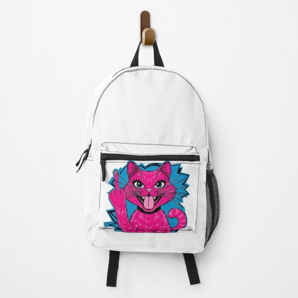 Item preview, Pink cat shows the middle finger designed and sold by HolaJosephina.