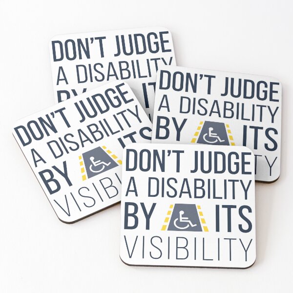 Item preview, Don't Judge a Disability by Its Visibility - This gift is perfect for those who support awareness of invisible disabilities and advocate for inclusivity. designed and sold by ZyziowskyArt.
