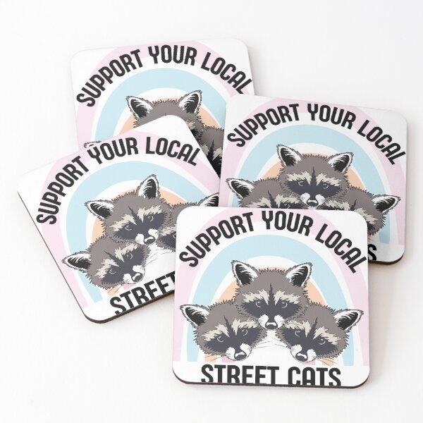 Item preview, Support Your Local Street Cats designed and sold by brain-cell.
