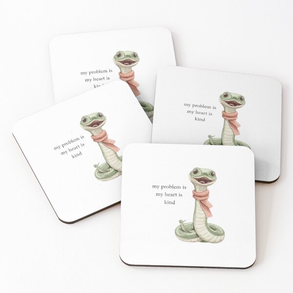 Item preview, Kind Hearted Snake My Problem designed and sold by artistcamellia.