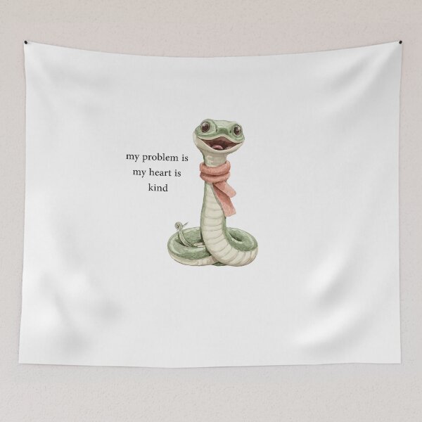 Item preview, Kind Hearted Snake My Problem designed and sold by artistcamellia.