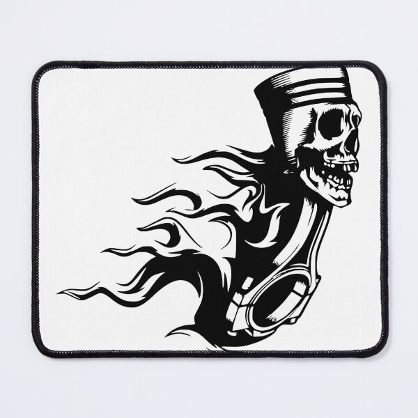 Item preview, Flaming Skull Piston Design 1 designed and sold by Mterry1202.