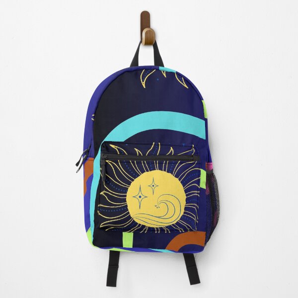Item preview, Cosmic Sun with Colorful Waves on Dark Sky designed and sold by Paragau.