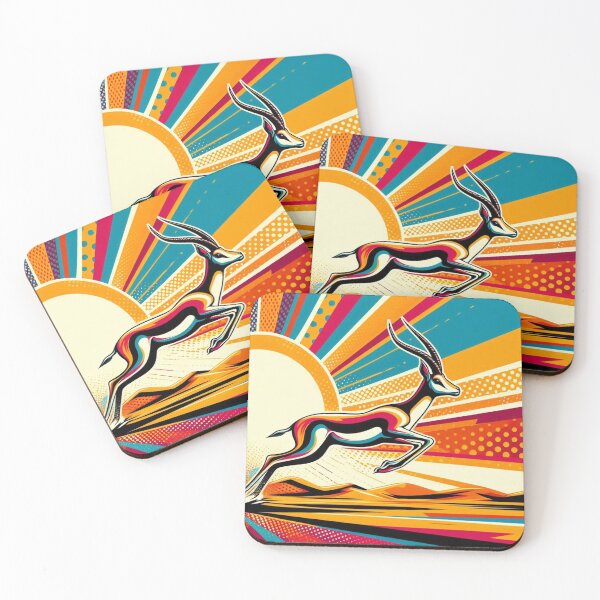 Item preview, Colorful cute gazelle designed and sold by Dogandesighn.
