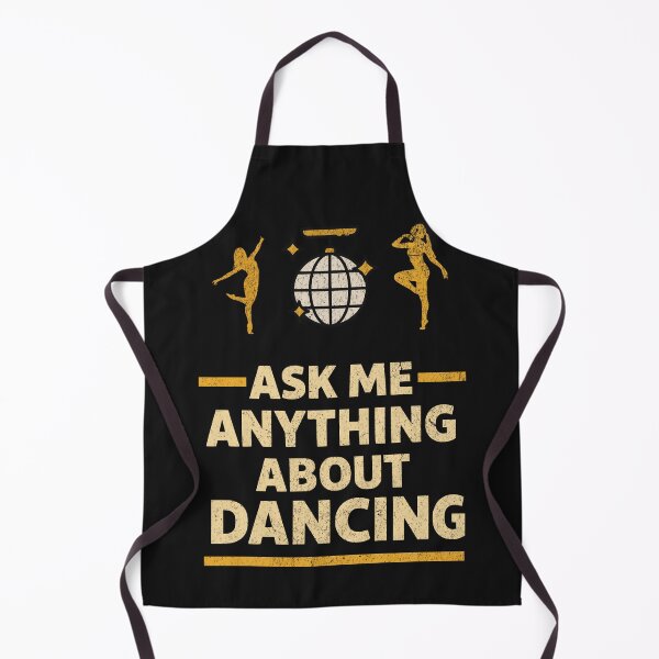 Item preview, Ask Me Anything About Dancing – Retro Disco Style designed and sold by PostersMode.