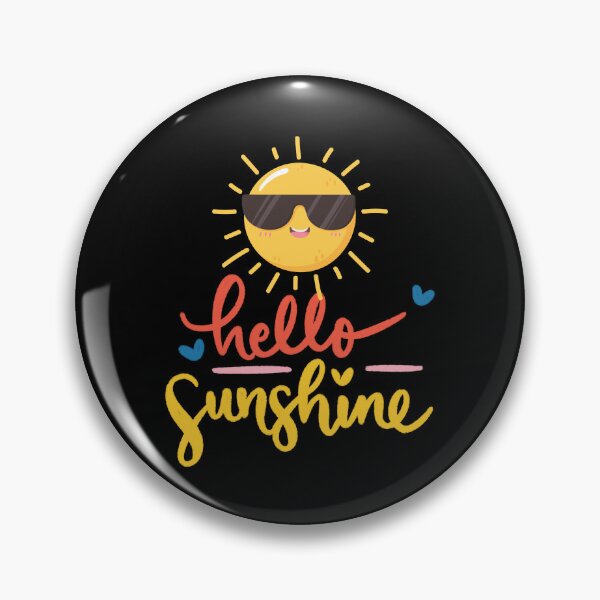 Item preview, Hello Sunshine  – Happy Smilling Sun with Sunglasses | Bright & Fun Optimistic designed and sold by Cree8if.