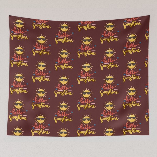 Item preview, Hello Sunshine  – Happy Smilling Sun with Sunglasses | Bright & Fun Optimistic designed and sold by Cree8if.