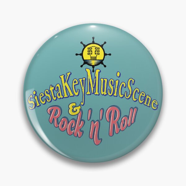 Item preview, Siesta Key Music Scene & Rock 'n' Roll Logo – Siesta Key Live Music Art designed and sold by Siesta Key Music Scene.