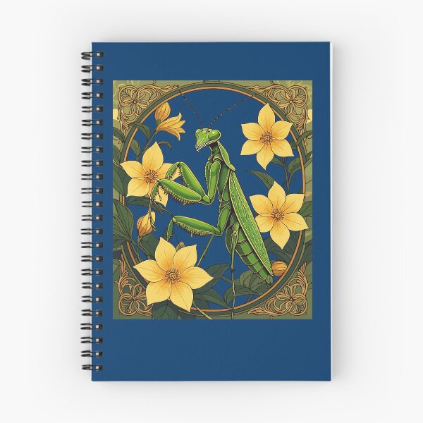 Item preview, Mantid Insect And Yellow Jasmine Flowers designed and sold by taiche.