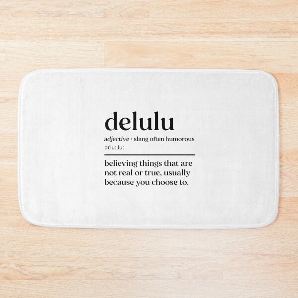 Item preview, Delulu Meme Word Design | Funny Gen Z Slang Trend Sticker, Shirt & Gift designed and sold by Rodney's Marketplace.