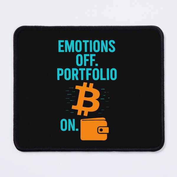 Item preview, "Emotions Off. Portfolio On." – Bitcoin Discipline Design designed and sold by BitCrop.